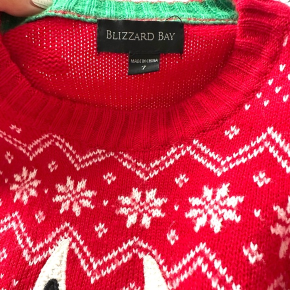 Christmas Llama Sweater for Kids - Picture 3 of 4